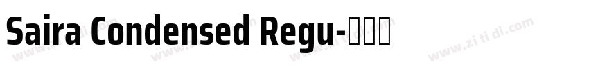 Saira Condensed Regu字体转换